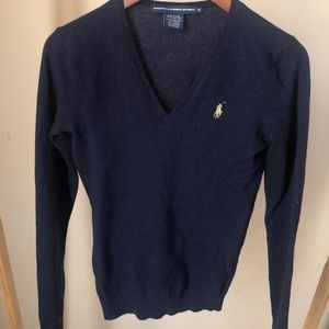 Ralph Lauren Merino Wool V Neck Sweater